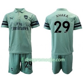 Arsenal Dres Xhaka 29 Dječji Treći 2018/19 Kratkih Rukava
